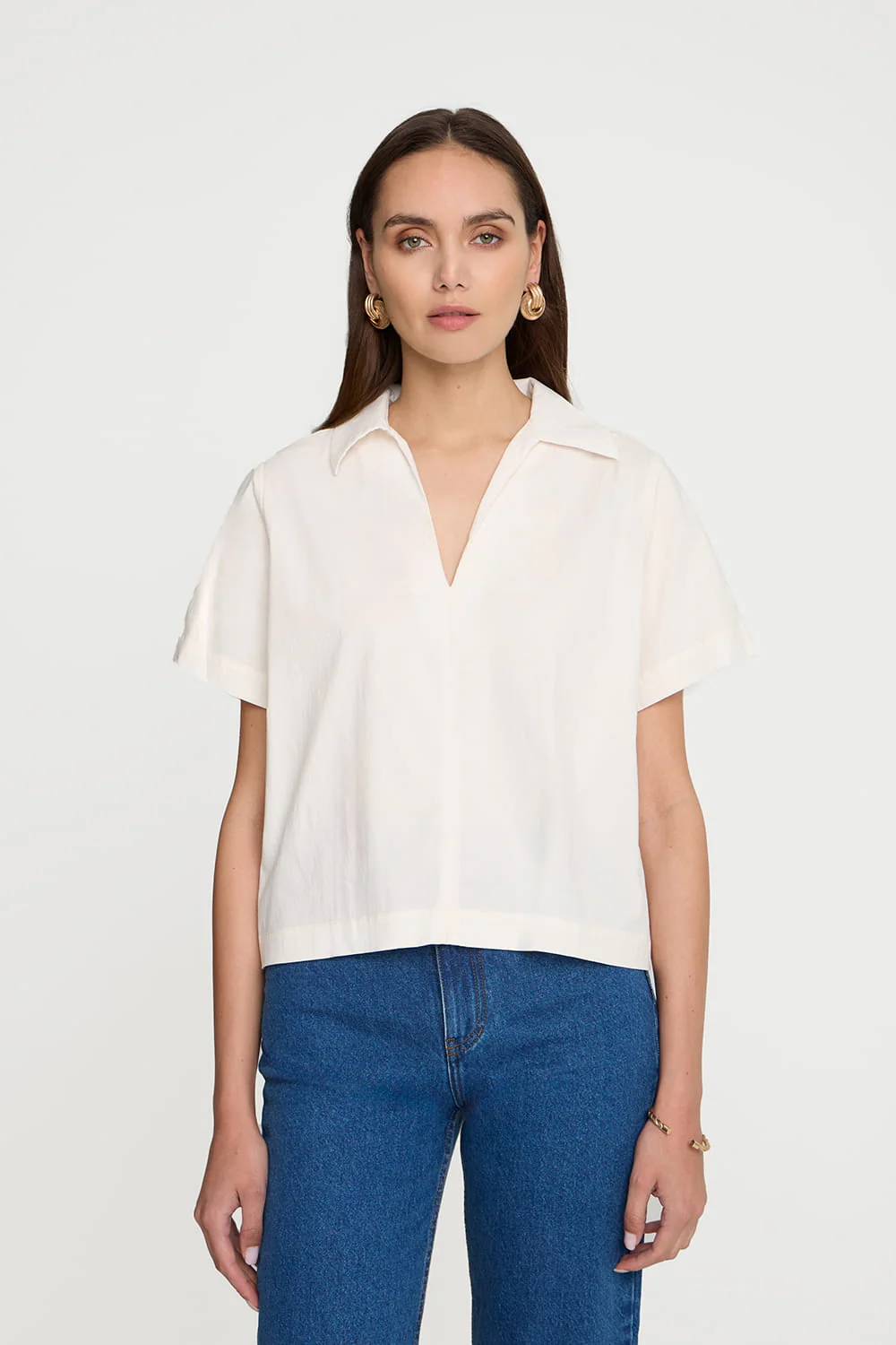 Bluzka Miss Modest Off White