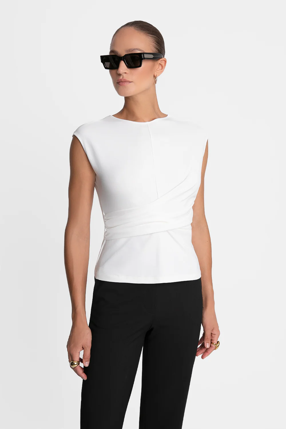 T-shirt Miss Tangled Off White - Image 3