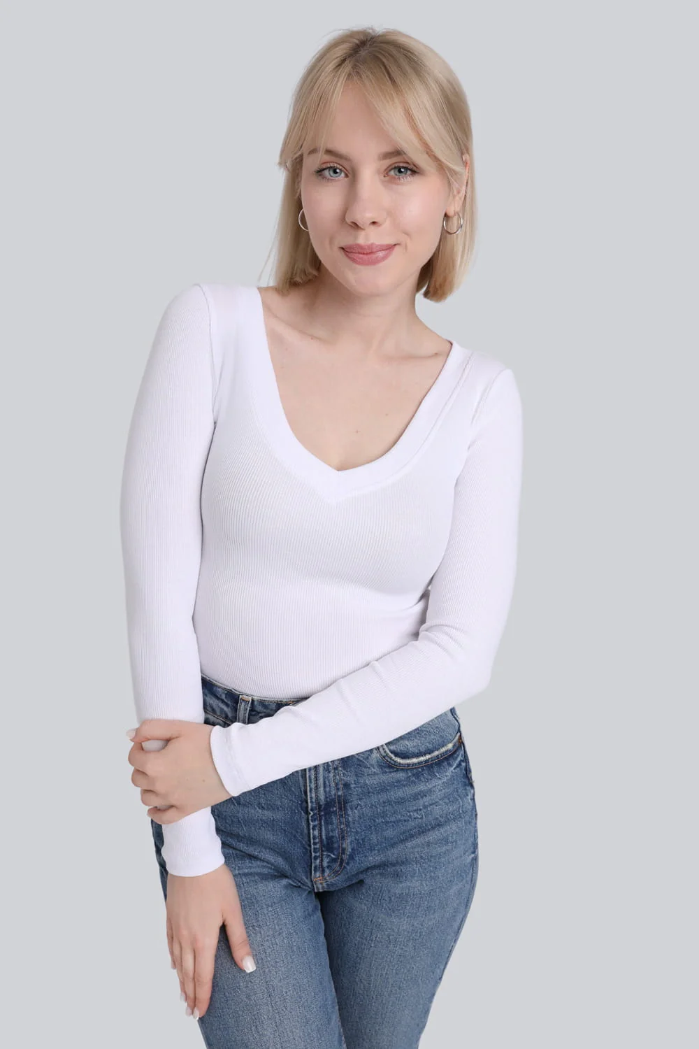 Longsleeve Miss Womanly White