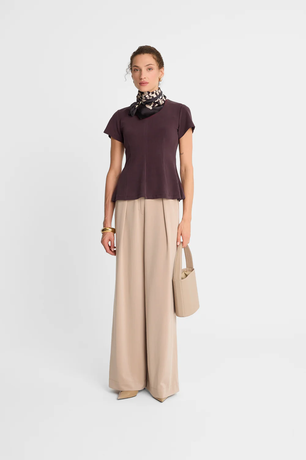 T-shirt Miss Dainty Burgundy