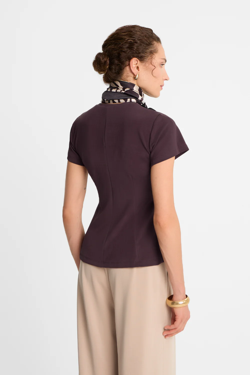 T-shirt Miss Dainty Burgundy - Image 6