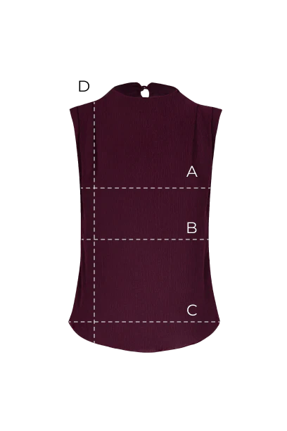 Top Miss Pleated Burgundy - Image 7