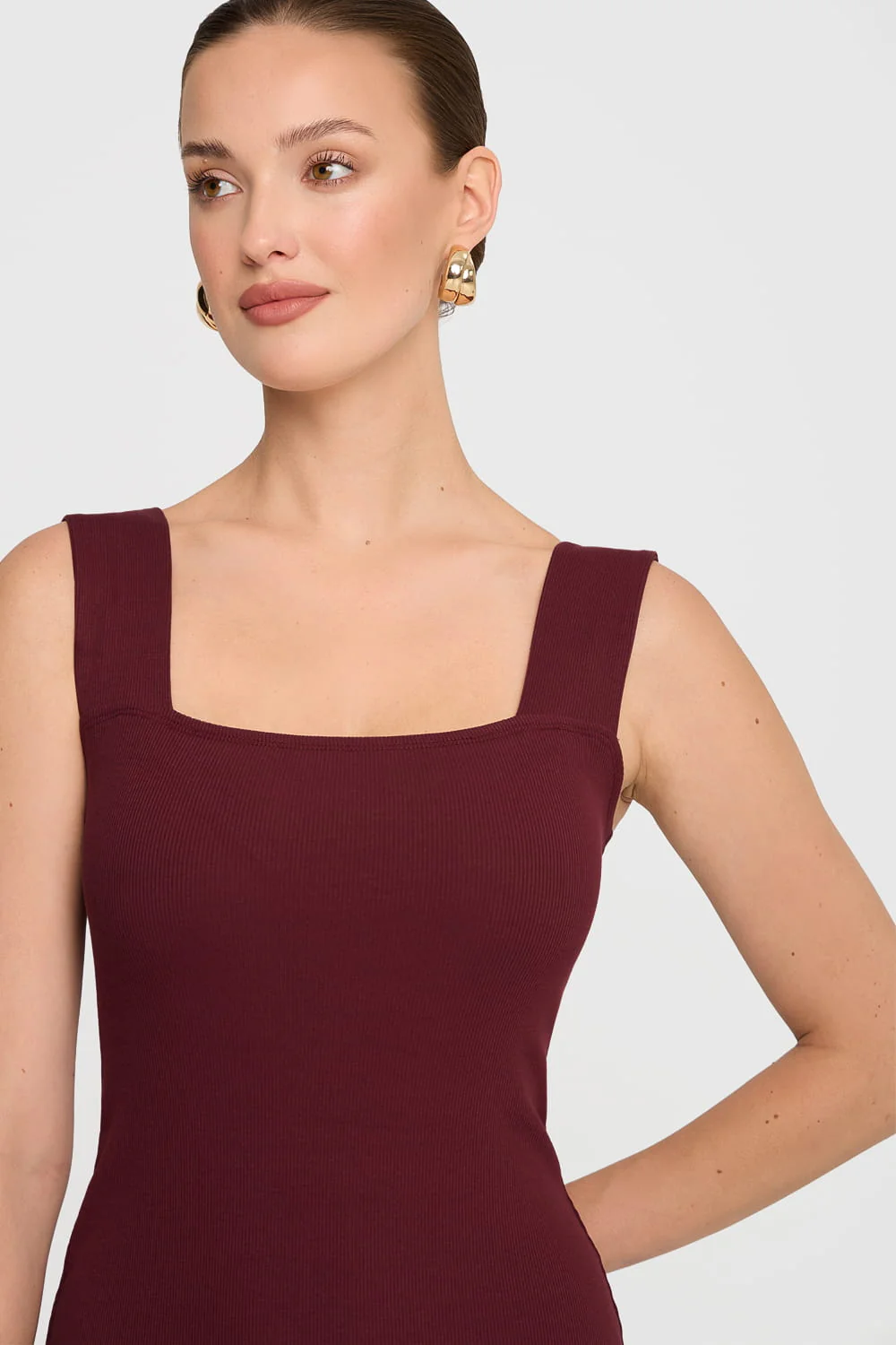 Sukienka Miss Classy Burgundy - Image 3