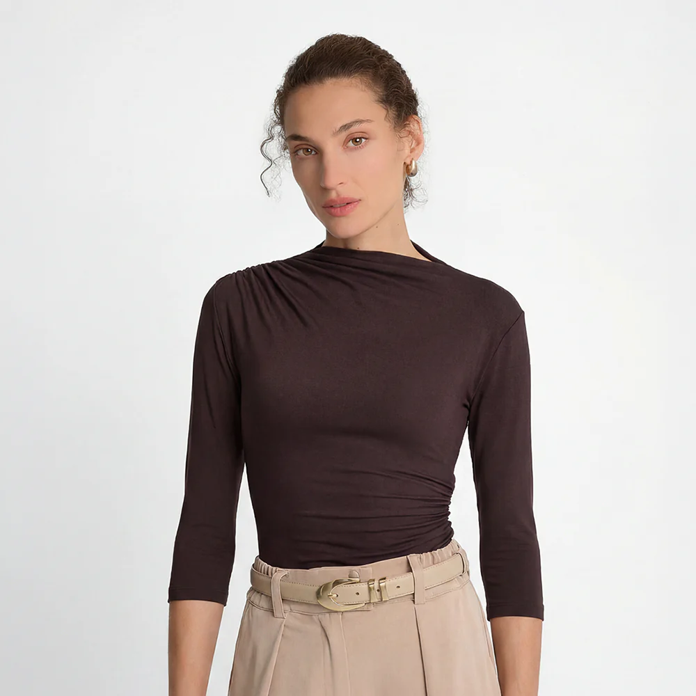 Longsleeve Miss Sculptural Dark Chocolate - Image 8