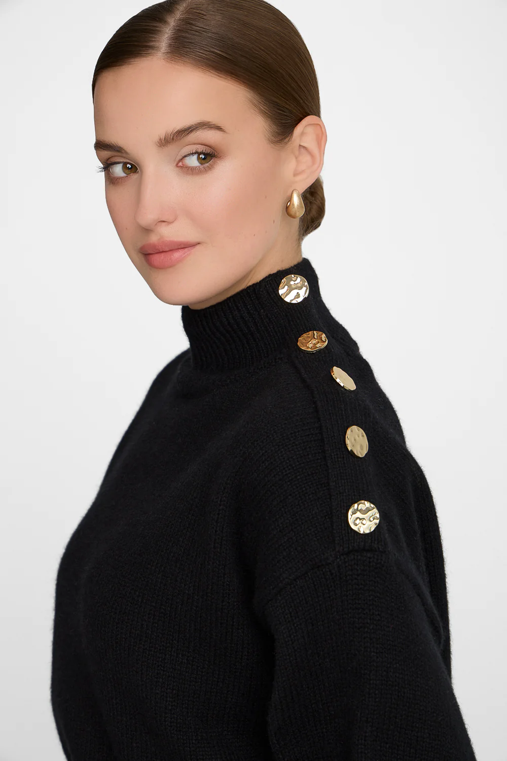 Golf Miss Buttoned Black - Image 4