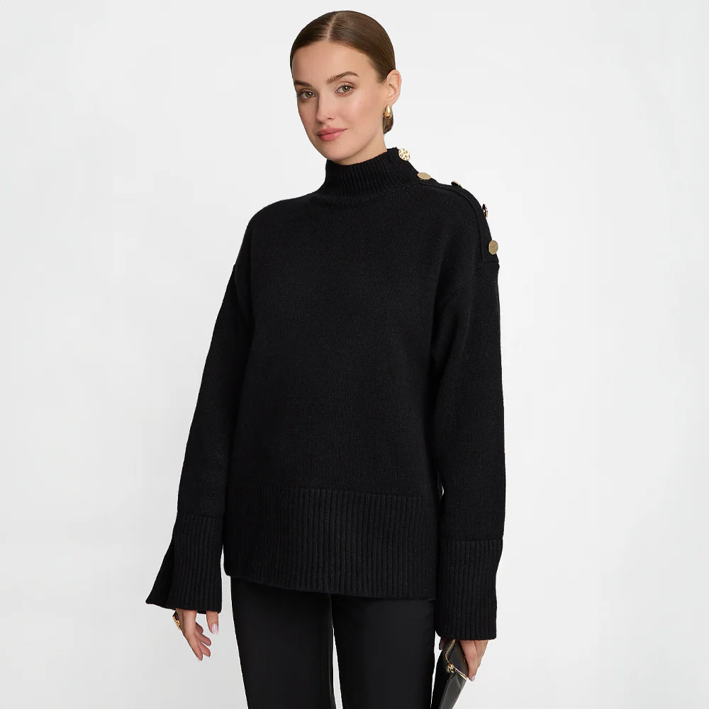 Golf Miss Buttoned Black - Image 7