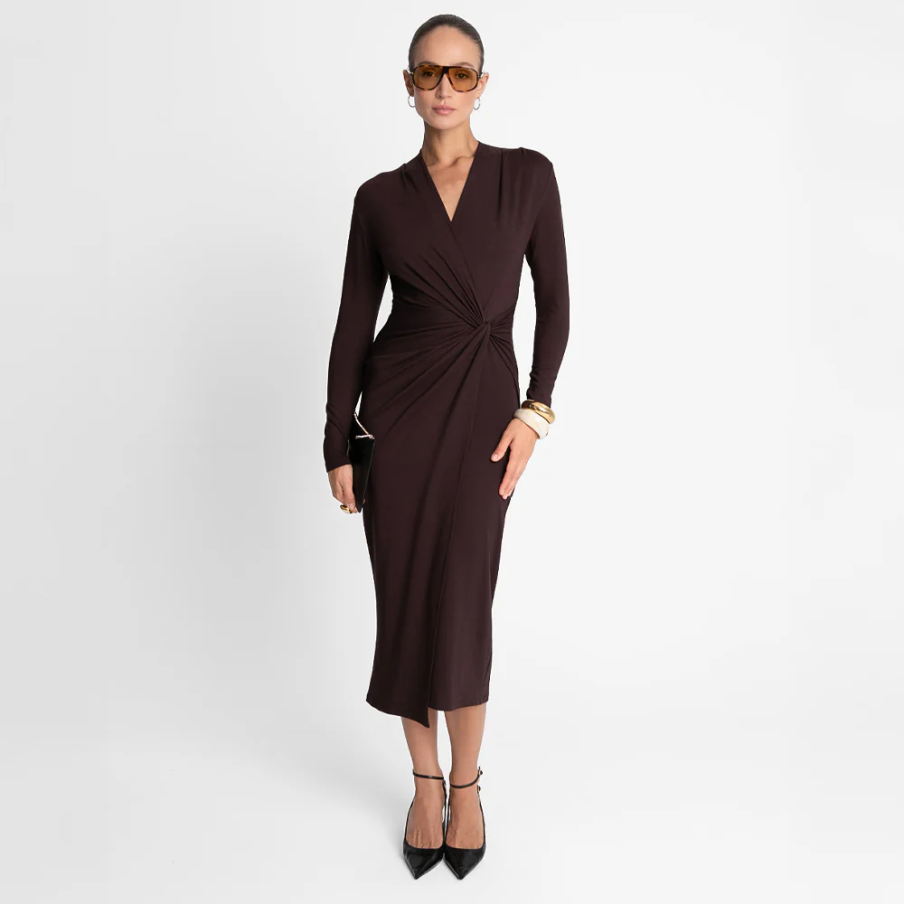 Sukienka Miss Ravish Dark Chocolate - Image 8