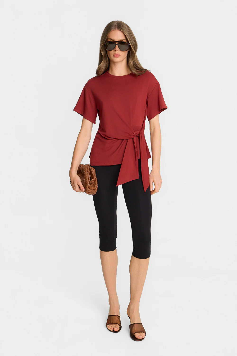 T-shirt Miss Gwyneth Red Brown - Image 3