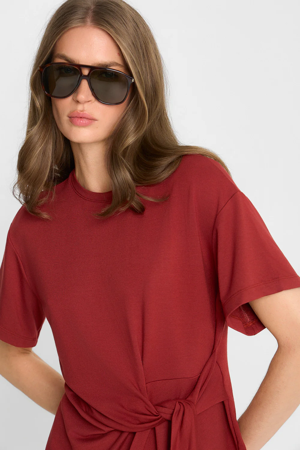 T-shirt Miss Gwyneth Red Brown - Image 4