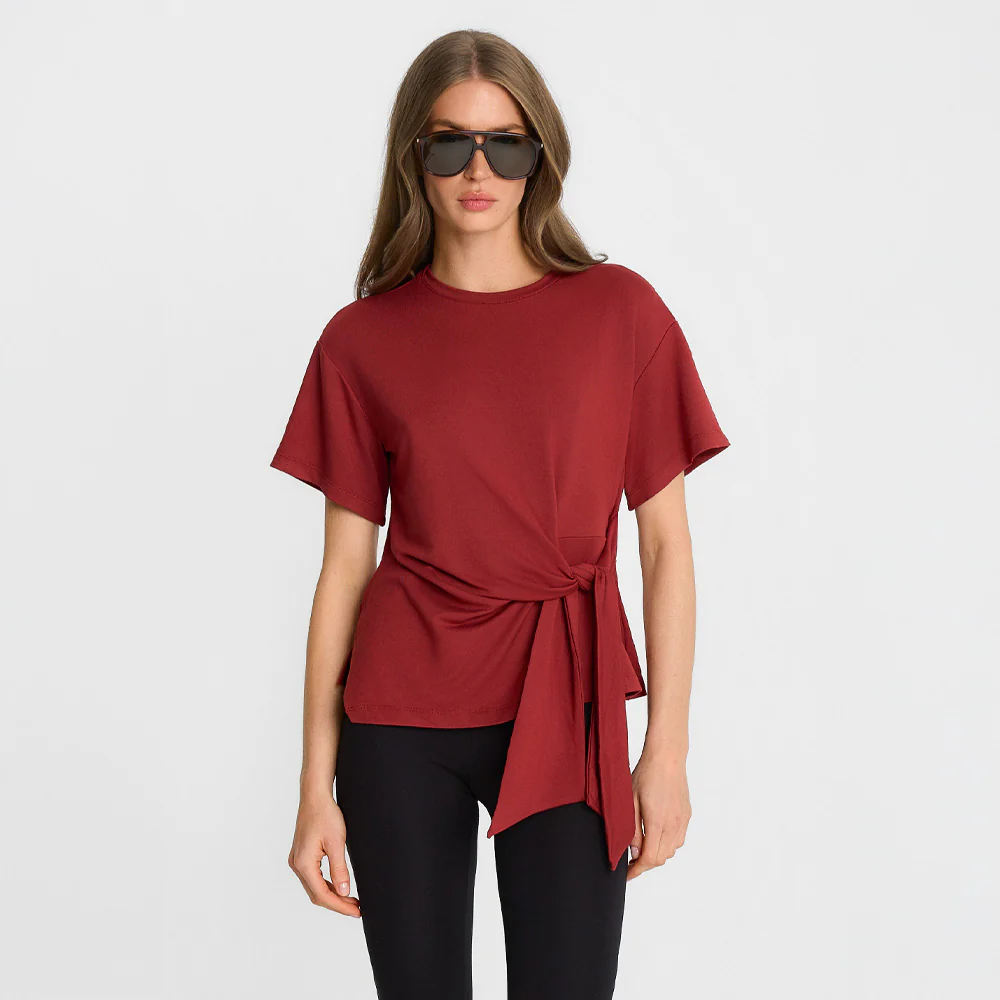 T-shirt Miss Gwyneth Red Brown - Image 8