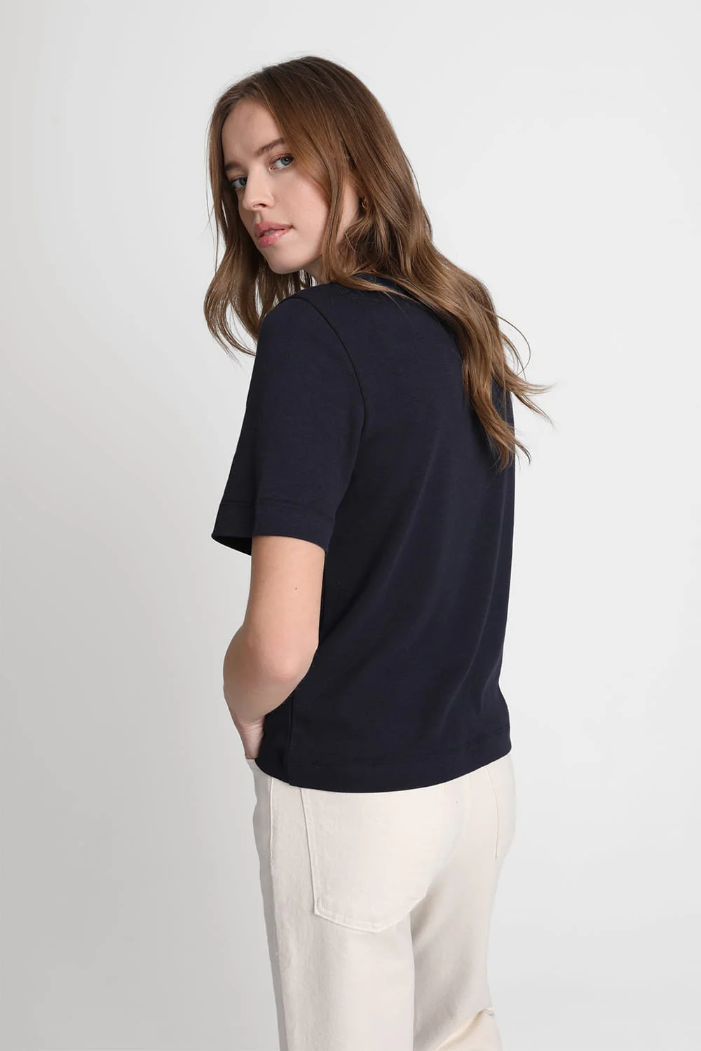 T-shirt Miss Relaxed Navy - Image 3