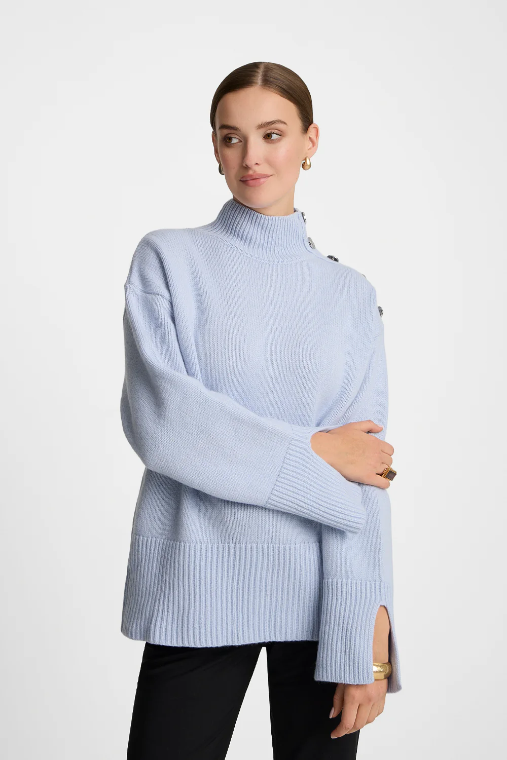 Golf Miss Buttoned Light Blue - Image 3