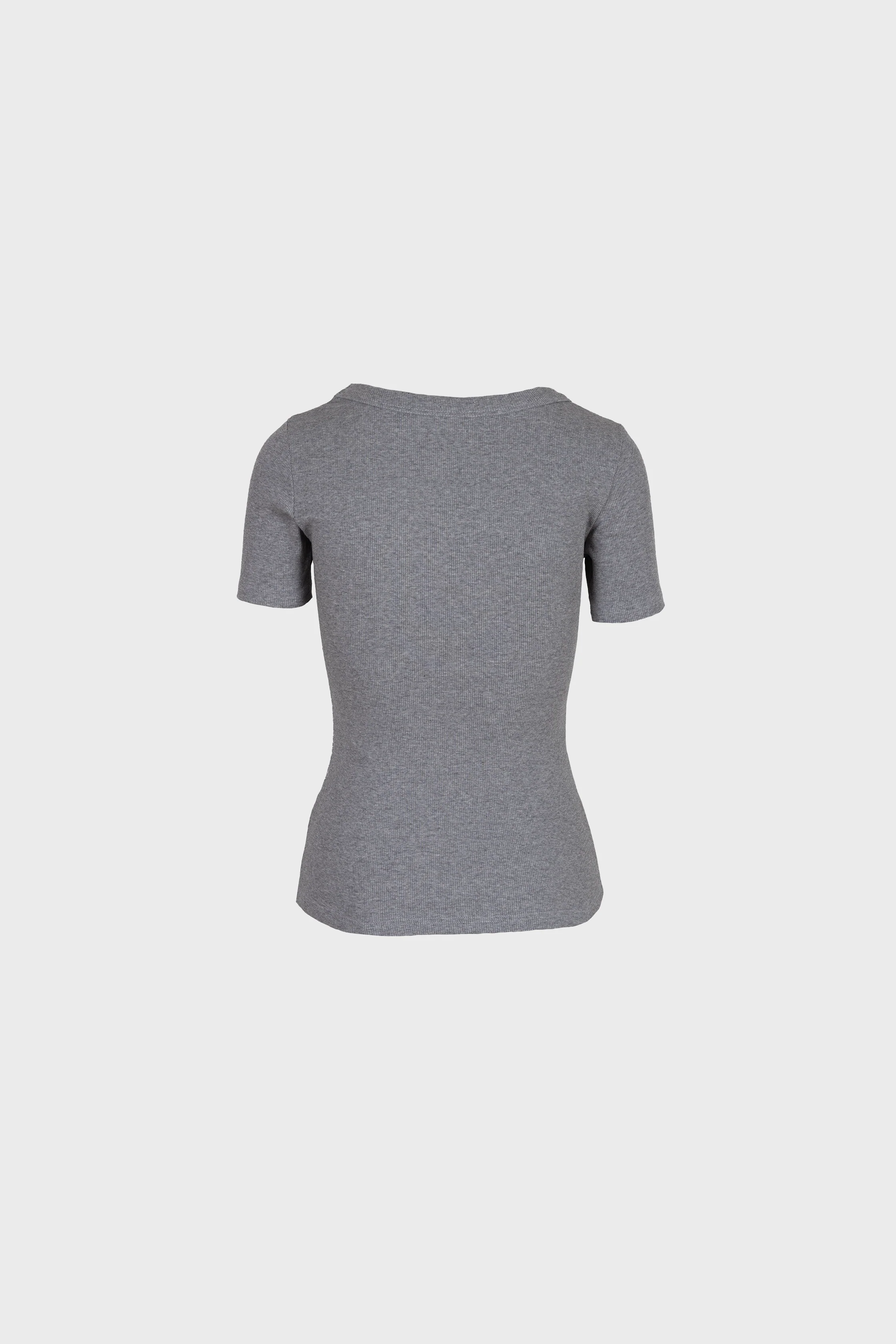 T-shirt Miss Constant Melange Grey - Image 4