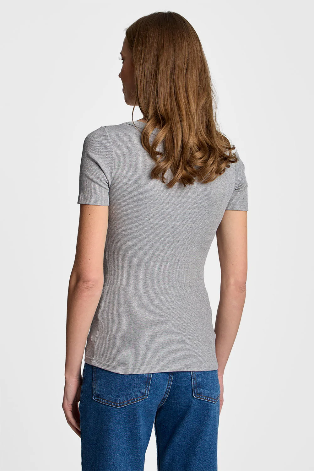T-shirt Miss Constant Melange Grey - Image 5