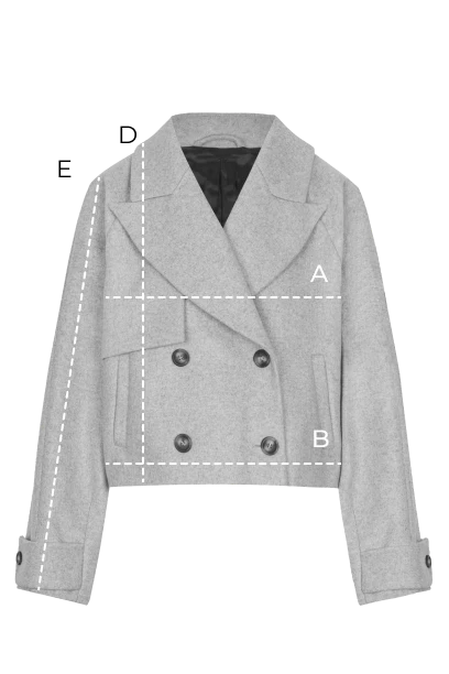 Kurtka Miss Decency Light Grey - Image 9