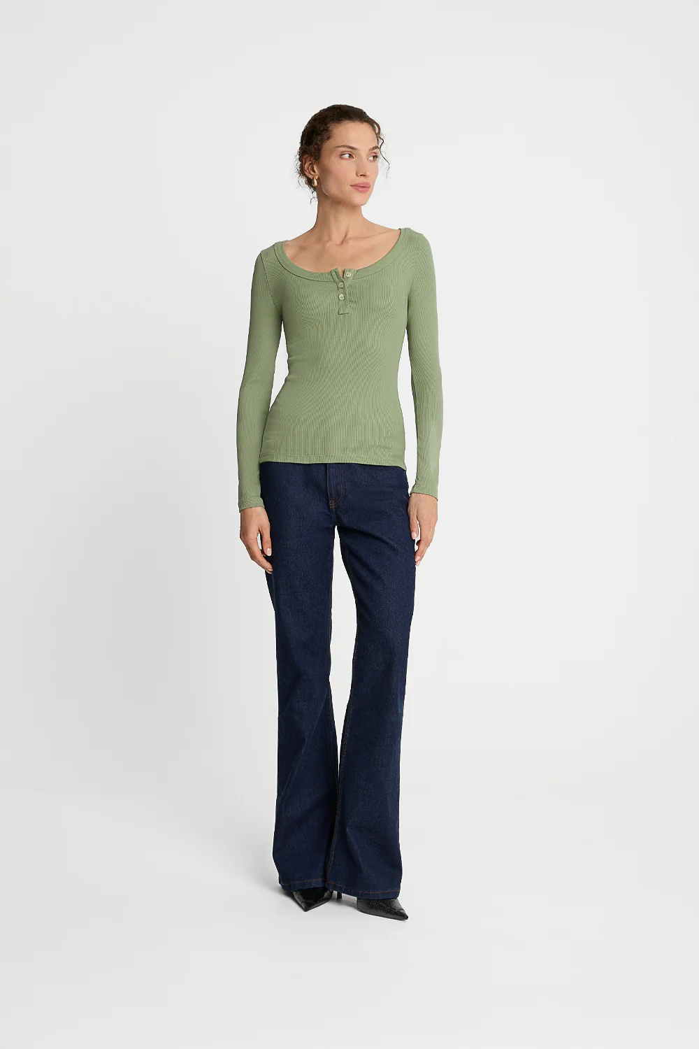 Longsleeve Miss Henley Green